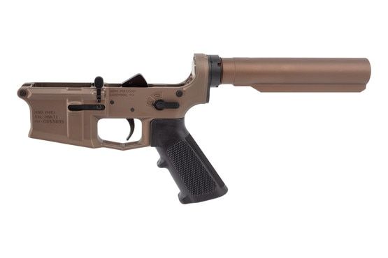 Aero Precision M4E1 Carbine Complete AR-15 Lower Receiver with black A2 grip